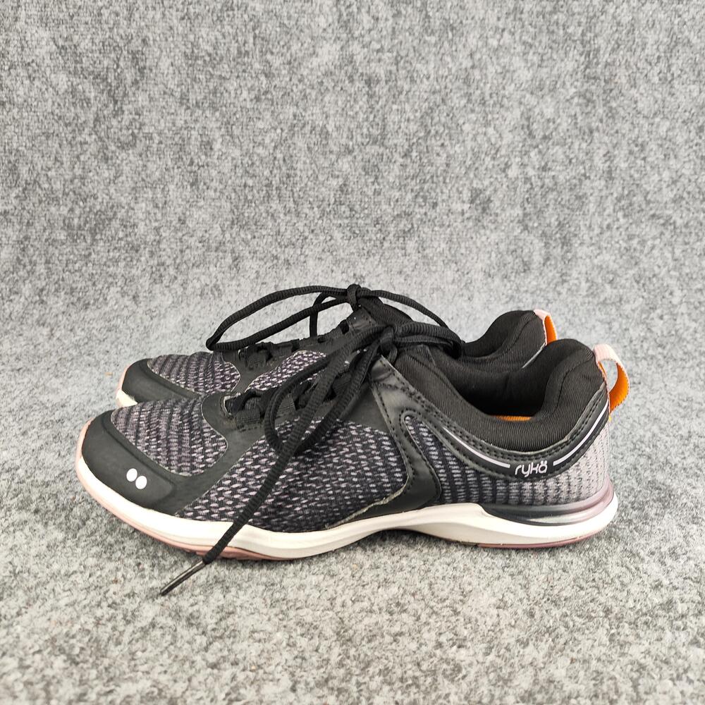 Ryka Shoes Womens Size 6.5W Gray Graphite Mesh Walking Sneakers Low Top